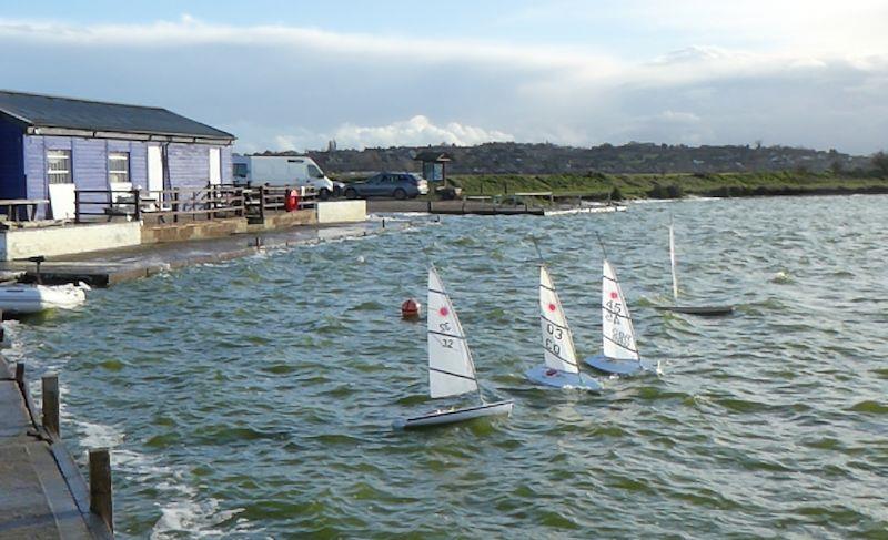 RC Laser Winter Series event 3 at Medway photo copyright Jamie Blair taken at Medway Yacht Club and featuring the RC Laser class