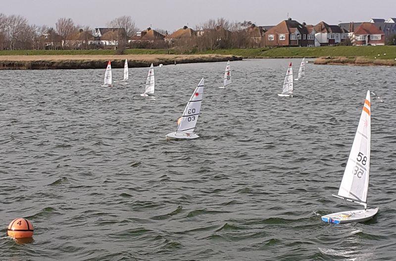 RC Laser Winter Series event 8 at Medway photo copyright Jamie Blair taken at  and featuring the RC Laser class