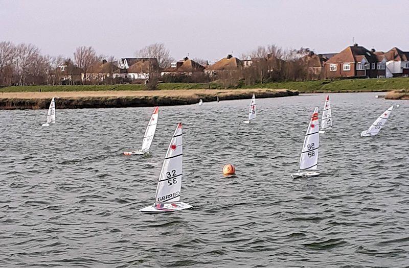 RC Laser Winter Series event 8 at Medway photo copyright Jamie Blair taken at  and featuring the RC Laser class