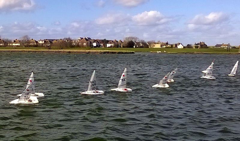 RC Laser Winter Series event 10 at Medway photo copyright Jamie Blair taken at  and featuring the RC Laser class