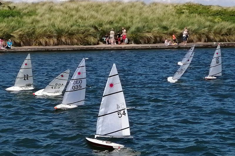 RC Laser free event at Fleetwood photo copyright Trevor Bell taken at Fleetwood Model Yacht Club and featuring the RC Laser class