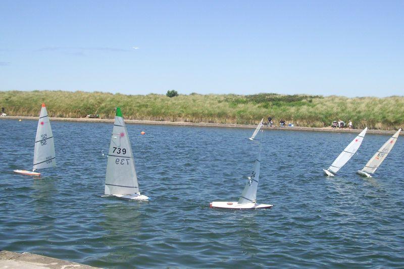 RC Laser free event at Fleetwood photo copyright Trevor Bell taken at Fleetwood Model Yacht Club and featuring the RC Laser class