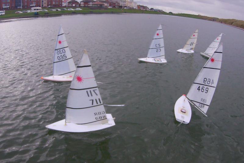 RC Laser club racing at Fleetwood - photo © Bob Jolly