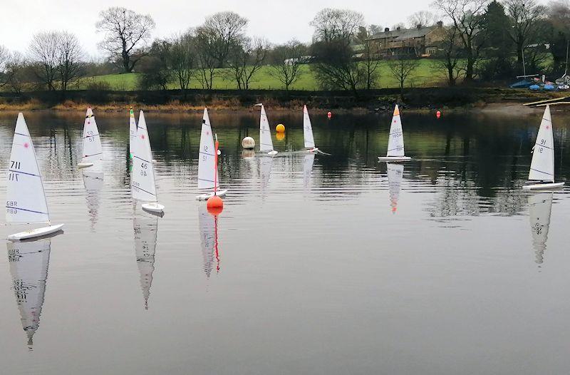 RC Laser TT series at Burwain photo copyright Tony Wilson taken at Burwain Sailing Club and featuring the RC Laser class