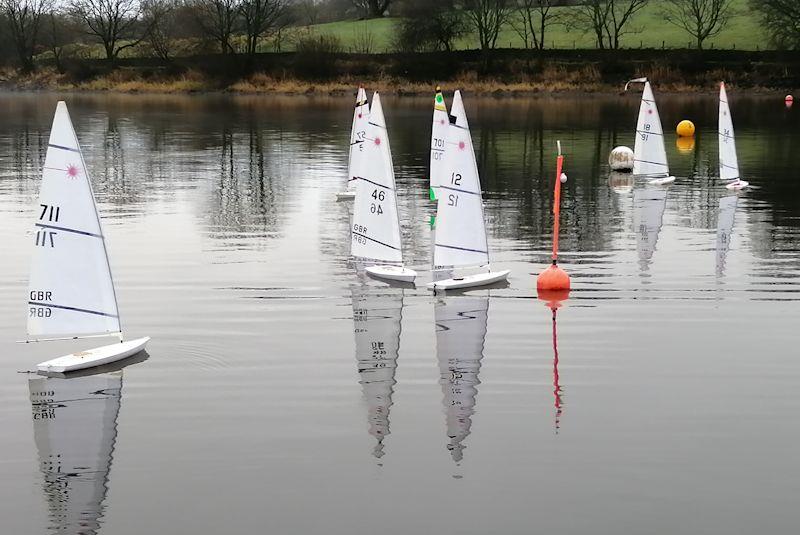 RC Laser TT series at Burwain photo copyright Tony Wilson taken at Burwain Sailing Club and featuring the RC Laser class