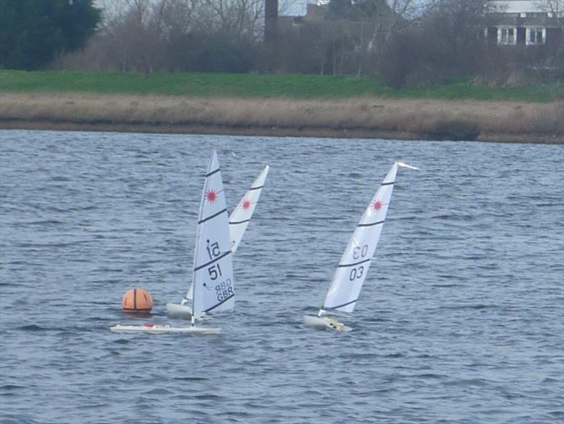 RC Laser Winter Series event 3 at Medway photo copyright Fiona Blair taken at Medway Yacht Club and featuring the RC Laser class