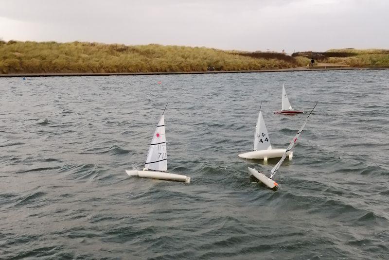 RC Laser Winter Series at Fleetwood kicks off 2022 photo copyright Bob Jolly taken at Fleetwood Model Yacht Club and featuring the RC Laser class