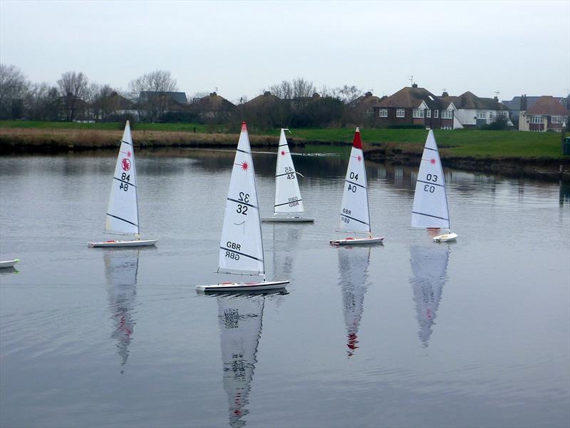 RC Laser Winter Series event 6 at Medway photo copyright Fiona Blair taken at Medway Yacht Club and featuring the RC Laser class