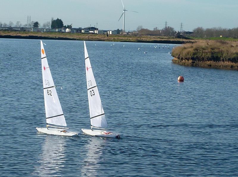 RC Laser Winter Series event 7 at Medway - photo © Fiona Blair