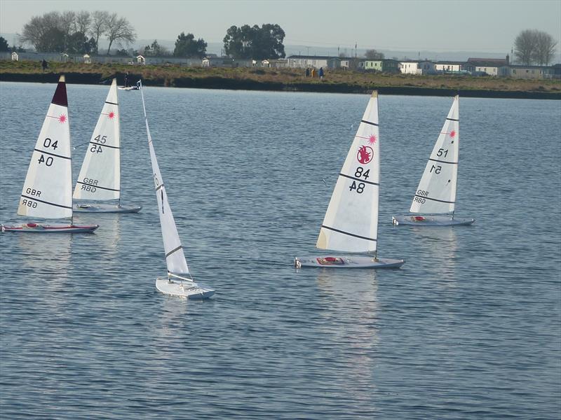 RC Laser Winter Series event 7 at Medway photo copyright Fiona Blair taken at Medway Yacht Club and featuring the RC Laser class