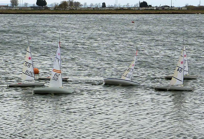 Medway RC Laser Winter Series event 8 photo copyright Fiona Blair taken at  and featuring the RC Laser class