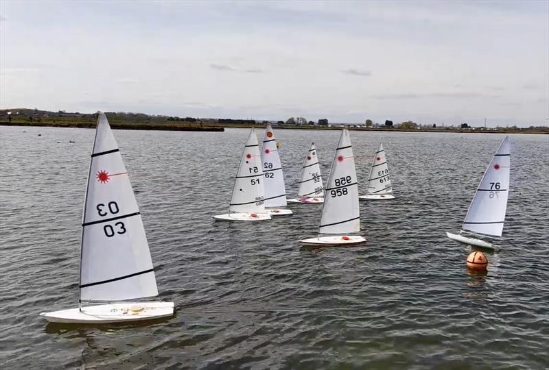 Medway RC Laser Winter Series event 11 photo copyright Fiona Blair taken at  and featuring the RC Laser class