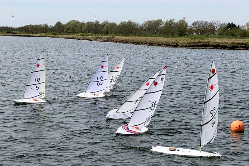 Medway RC Laser Winter Series event 12 photo copyright Phil Walker taken at  and featuring the RC Laser class