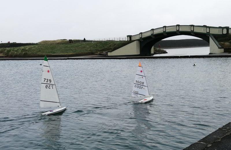 RC Laser Spring Series at Fleetwood week 4 photo copyright Trevor Bell taken at Fleetwood Model Yacht Club and featuring the RC Laser class