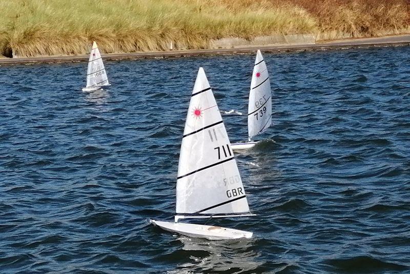 RC Laser Autumn Series at Fleetwood day 1 photo copyright Tony Wilson taken at Fleetwood Model Yacht Club and featuring the RC Laser class