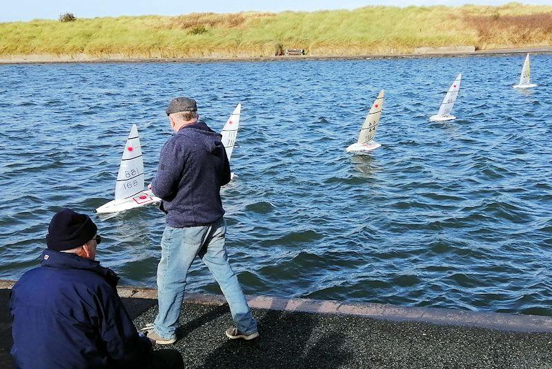 RC Laser and Mustang experience day at Fleetwood photo copyright Tony Wilson taken at Fleetwood Model Yacht Club and featuring the RC Laser class