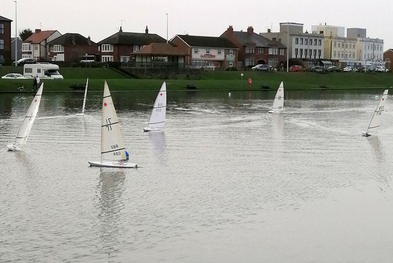 RC Laser Northern open event at Fleetwood photo copyright Bob Jolly taken at Fleetwood Model Yacht Club and featuring the RC Laser class
