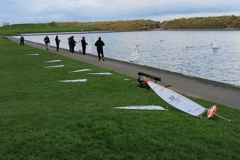 RC Laser Autumn Series at Fleetwood week 2 photo copyright Tony Wilson taken at Fleetwood Model Yacht Club and featuring the RC Laser class