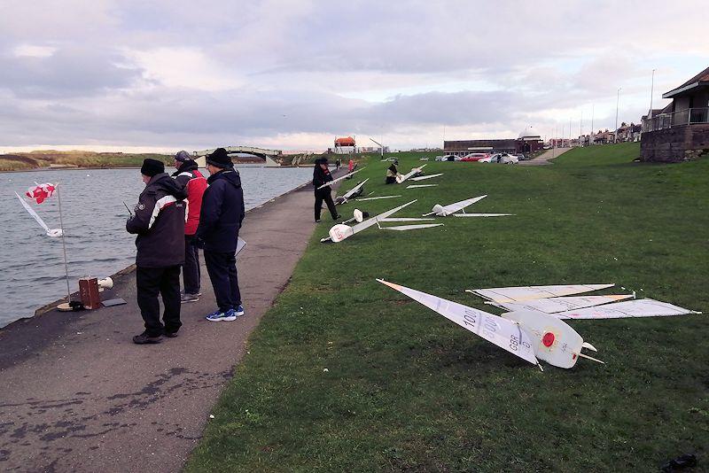 RC Laser Autumn Series at Fleetwood week 2 photo copyright Tony Wilson taken at Fleetwood Model Yacht Club and featuring the RC Laser class