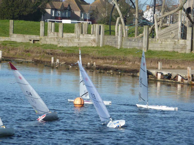 Medway RC Laser Club Winter Series day 6 photo copyright Fiona Blair taken at  and featuring the RC Laser class