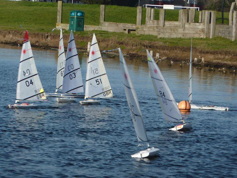 Medway RC Laser Club Winter Series day 6 photo copyright Fiona Blair taken at  and featuring the RC Laser class