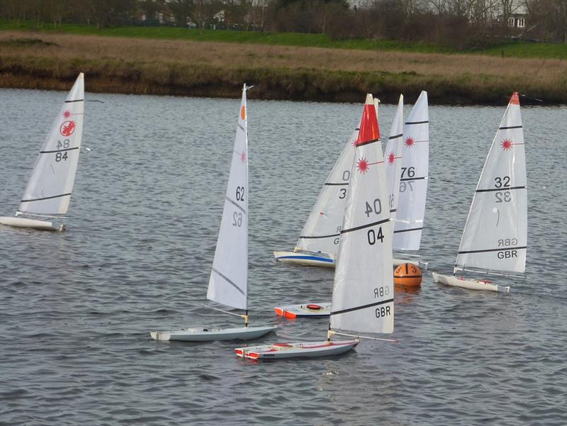 Medway RC Laser Club Winter Series week 6 photo copyright Fiona Blair taken at Medway Yacht Club and featuring the RC Laser class