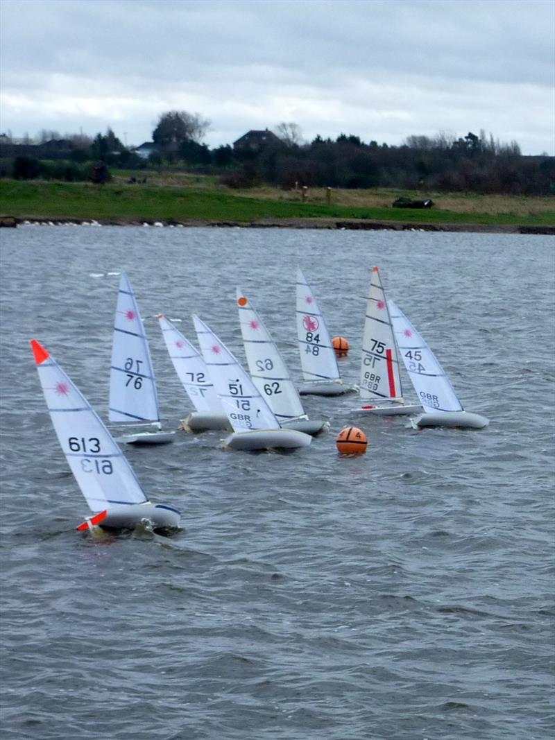 Medway RC Laser Club Winter Series week 7 photo copyright Fiona Blair taken at Medway Yacht Club and featuring the RC Laser class