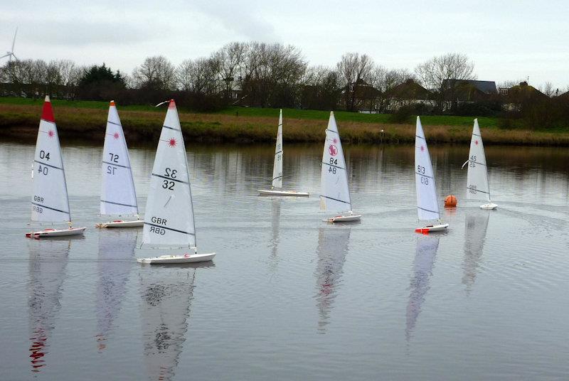 Medway RC Laser Club Winter Series week 8 photo copyright Fiona Blair taken at Medway Yacht Club and featuring the RC Laser class