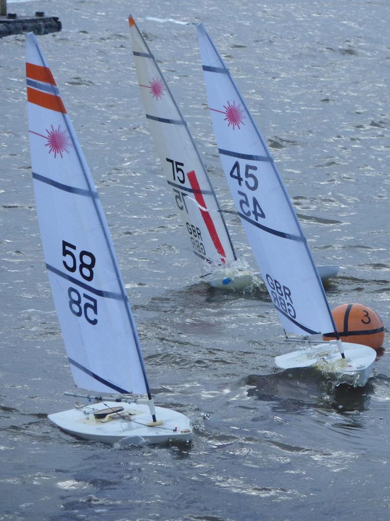 Medway RC Laser Club Winter Series week 9 photo copyright Fiona Blair taken at Medway Yacht Club and featuring the RC Laser class