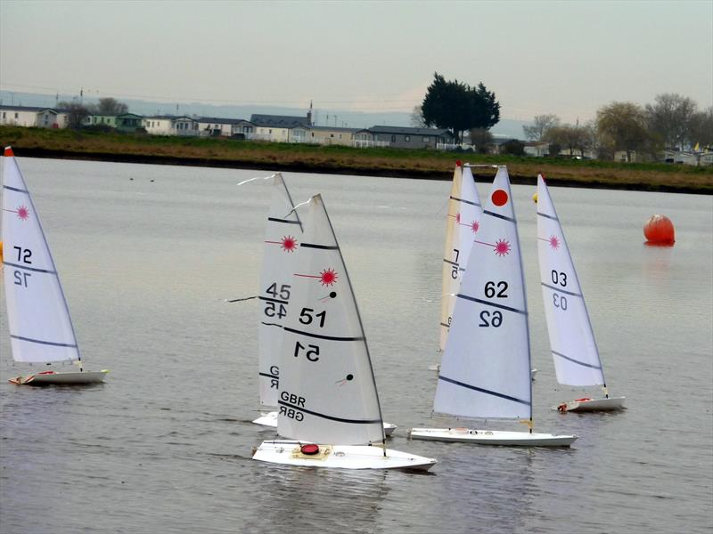 Medway RC Laser Club Winter Series week 11 photo copyright Fiona Blair taken at Medway Yacht Club and featuring the RC Laser class