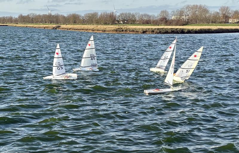 Medway RC Laser Club Winter Series Week 2 photo copyright Phil Walker taken at  and featuring the RC Laser class