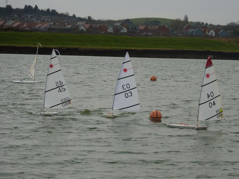 Medway RC Laser Club Winter Series Week 4 photo copyright Fiona Blair taken at  and featuring the RC Laser class