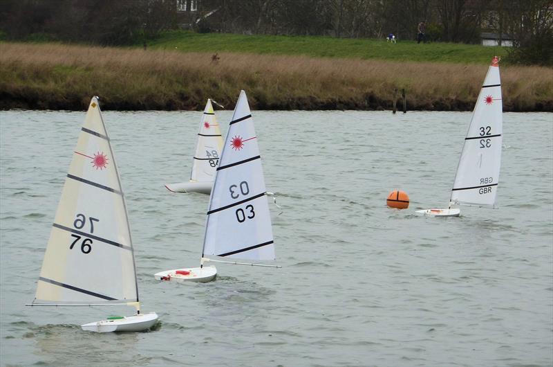 Medway RC Laser Club Winter Series Day 6 photo copyright Fiona Blair taken at  and featuring the RC Laser class