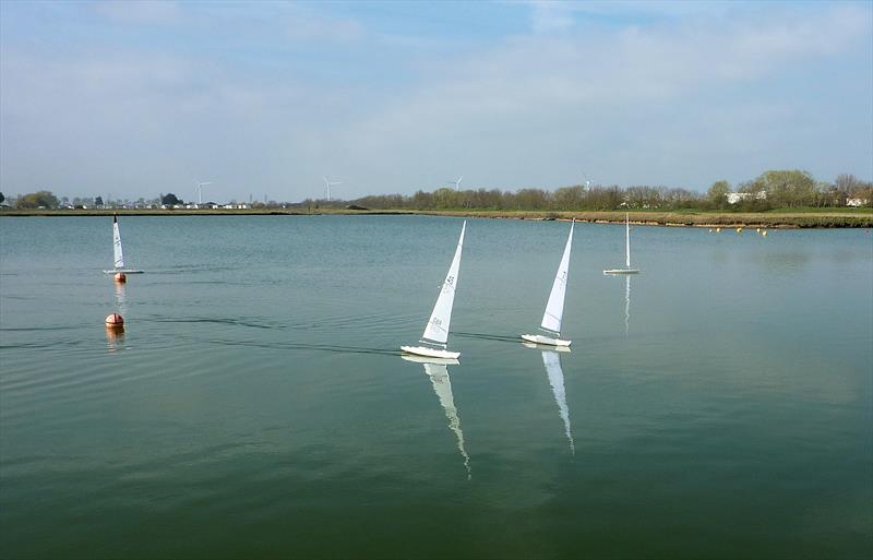 Medway RC Laser Club Winter Series day 11 photo copyright Jamie Blair taken at  and featuring the RC Laser class