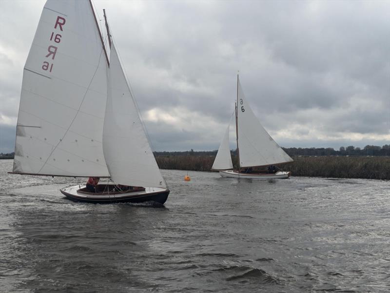 Horning Sailing Club Autumn Passage Race photo copyright Liz Goodyear taken at Horning Sailing Club and featuring the Rebel class