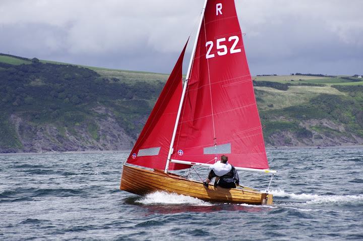 Paul Dunn and Chris Jackman during the National Redwing Championship at Looe photo copyright Neil Richardson taken at Looe Sailing Club and featuring the Redwing class