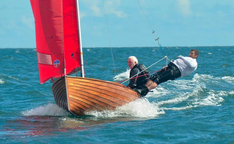 Paul Dunn and Chris Jackman aboard Red Kite during the National Redwing Championship at Looe photo copyright Neil Richardson taken at Looe Sailing Club and featuring the Redwing class