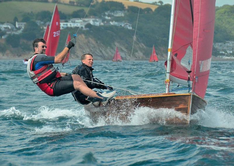 Matt Jaycock and Francis Marshall aboard Dreadnought win the National Redwing Championship at Looe photo copyright Neil Richardson taken at Looe Sailing Club and featuring the Redwing class