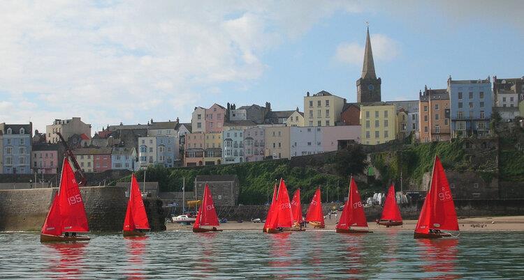 Redwings at Tenby photo copyright TSC taken at Tenby Sailing Club and featuring the Redwing class