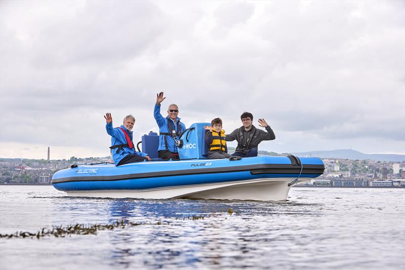 Wormit Boating Club's new electric RIB photo copyright Ross Johnston / Newsline media taken at Wormit Boating Club and featuring the RIB class