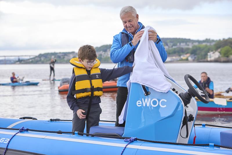 Wormit Boating Club's new electric RIB - photo © Ross Johnston / Newsline media