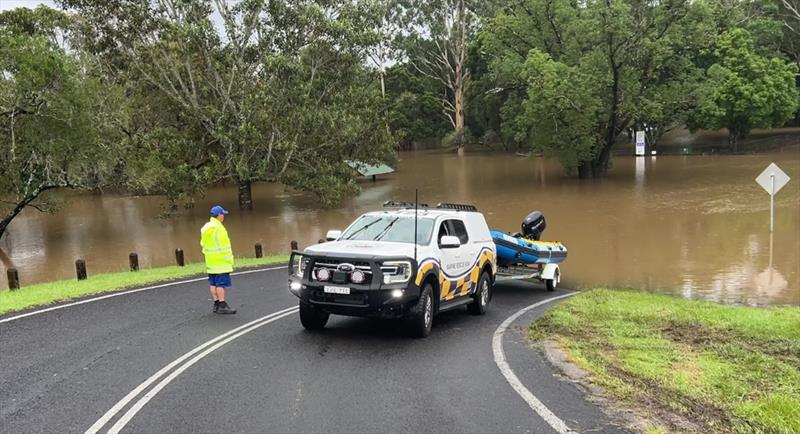 Almost 30 Marine Rescue NSW volunteers were deployed across the Northern Rivers and Mid North Coast areas to assist communities impacted by ex-tropical Cyclone Alfred photo copyright Marine Rescue NSW taken at  and featuring the RIB class