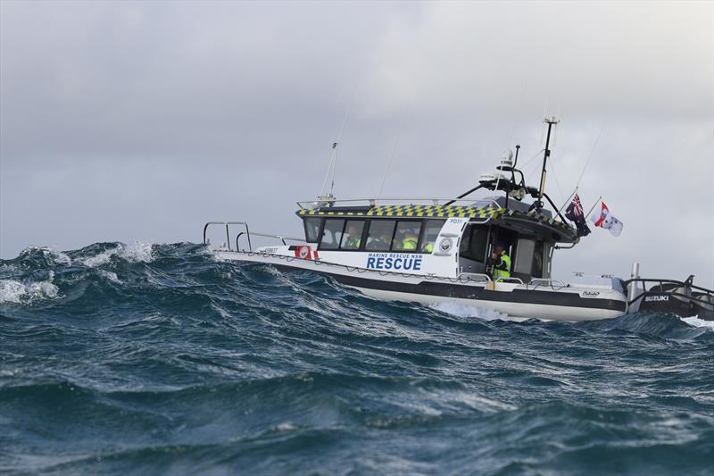 Marine Rescue NSW vessel Point Danger 31 takes on the swell offshore photo copyright Marine Rescue NSW taken at  and featuring the RIB class