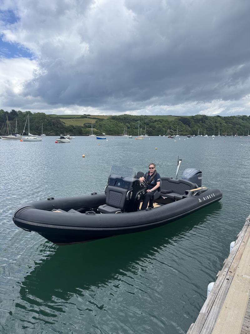Tony Cantrill aboard brand-new Ribeye A683 photo copyright SeaSight taken at  and featuring the RIB class