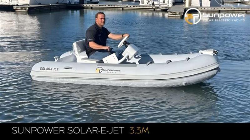 Sunpower Yachts unveils Sunpower Solar-eJET 3.3m photo copyright Sunpower Yachts International taken at  and featuring the RIB class