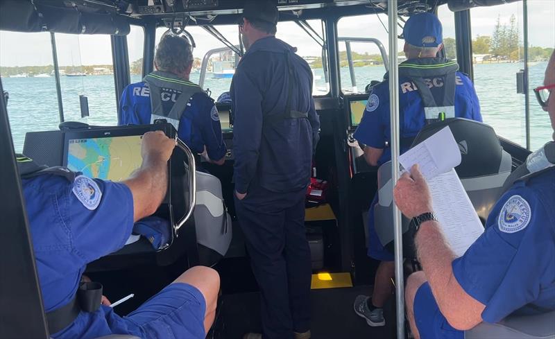 New BA 30 crew in cabin during induction photo copyright Marine Rescue NSW taken at  and featuring the RIB class
