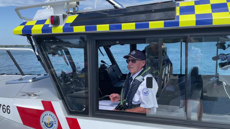 Marine Rescue Trial Bay Unit Commander Ian Turner photo copyright Marine Rescue NSW  taken at  and featuring the RIB class