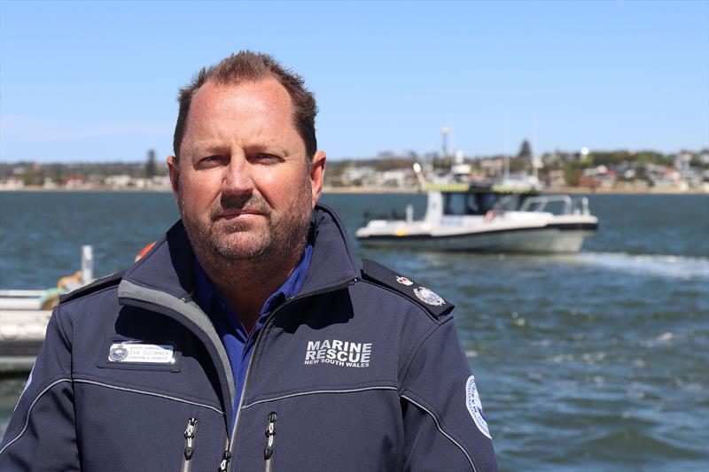 Marine Rescue NSW Acting Deputy Commissioner Dan Duemmer photo copyright Marine Rescue NSW taken at  and featuring the RIB class