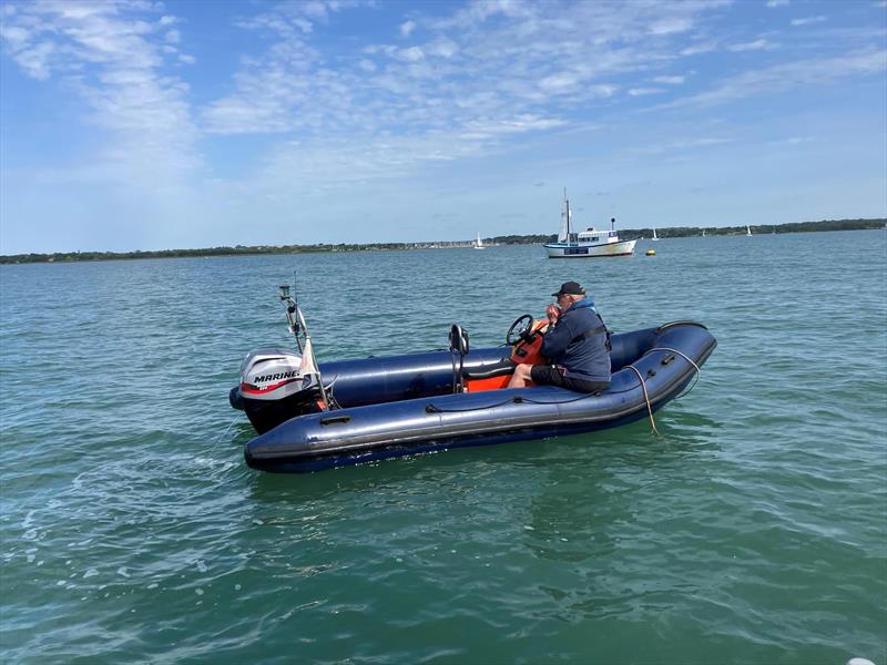 LTSC Newtown Race (to Yarmouth) photo copyright Pat Stables taken at Lymington Town Sailing Club and featuring the RIB class