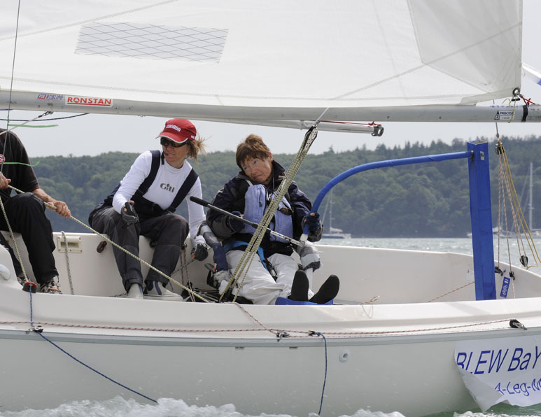 Rick Tomlinson most photogenic boat winners - Thursdays award was to Kerry Gruson for being an amazing person at the helm of her Sonar photo copyright Rich Tomlinson / www.rick-tomlinson.com taken at  and featuring the  class